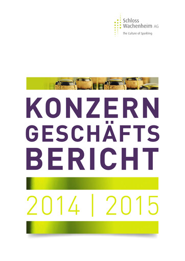 Thumbnail Schloss Wachenheim Annual Report 2014-2015