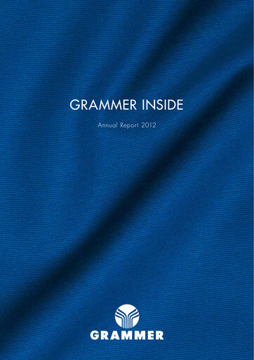Miniature Grammer AG Rapport annuel 2012