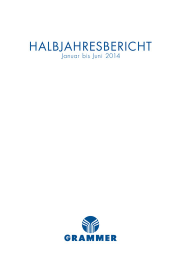 Thumbnail Grammer AG Half-year Report 2014-h1