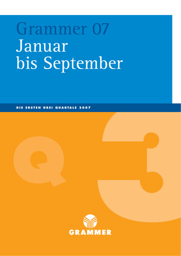 Thumbnail Grammer AG Quarterly Report 2007-q3