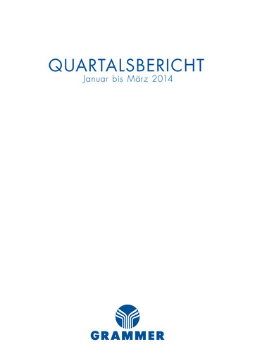 Thumbnail Grammer AG Quarterly Report 2014-q1