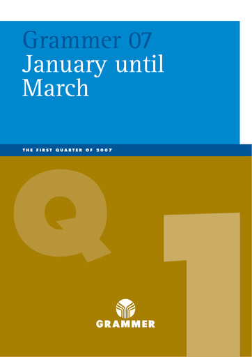 Thumbnail Grammer AG Quarterly Report 2007-q1