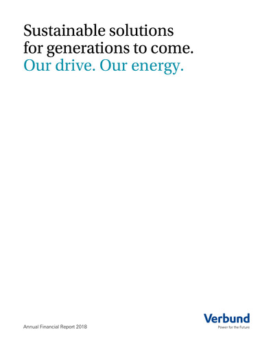 Thumbnail Verbund AG

 Financial Statement 2018