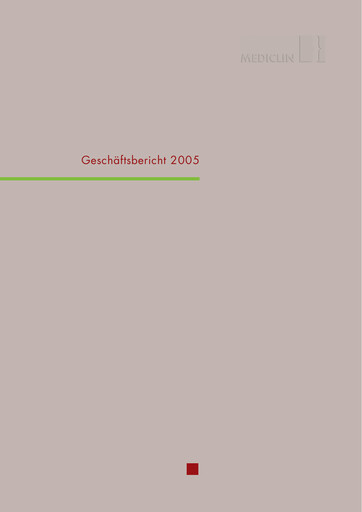 Miniature Mediclin Rapport annuel 2005