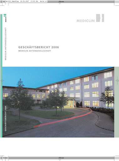 Miniature Mediclin Rapport annuel 2006