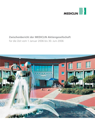 Miniature Mediclin Rapport semestriel 2006-h1