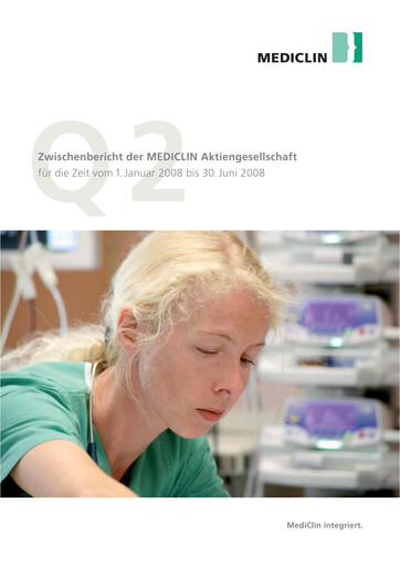 Miniature Mediclin Rapport semestriel 2008-h1
