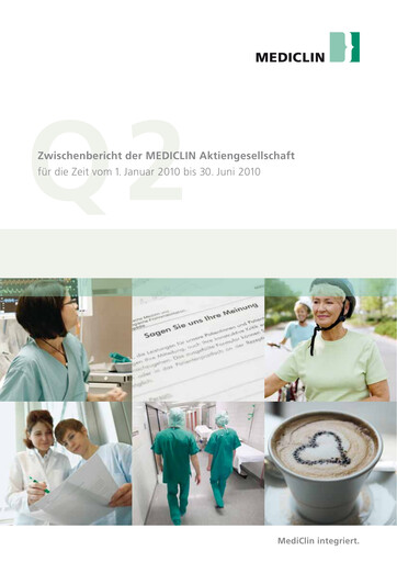 Miniature Mediclin Rapport semestriel 2010-h1