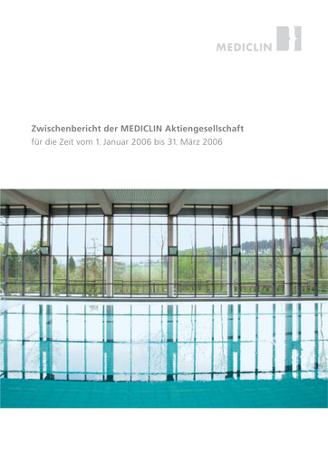 Miniature Mediclin Rapport trimestriel 2006-q1