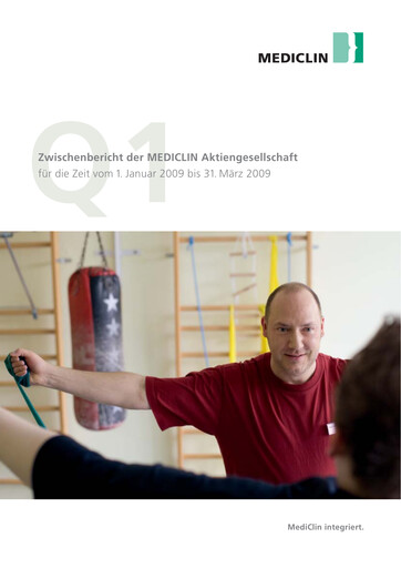Miniature Mediclin Rapport trimestriel 2009-q1