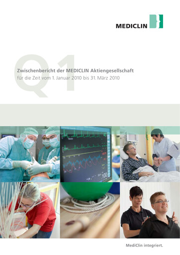 Miniature Mediclin Rapport trimestriel 2010-q1