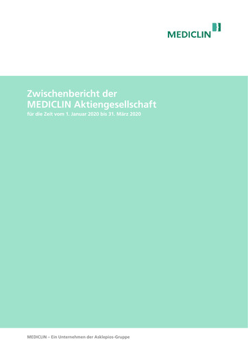 Miniature Mediclin Rapport trimestriel 2020-q1