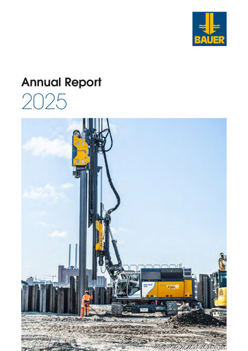 Thumbnail BAUER AG Annual Report 2025