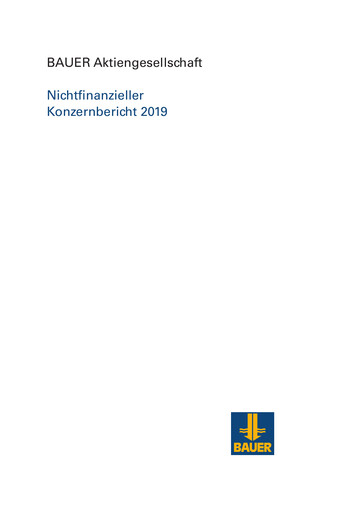 Thumbnail BAUER AG ESG Report 2019
