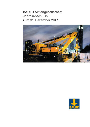 Thumbnail BAUER AG Financial Statement 2017