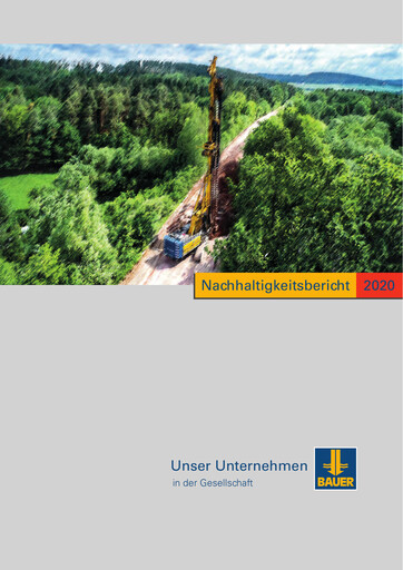 Thumbnail BAUER AG Sustainability Report 2020