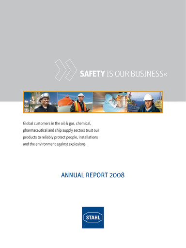 Thumbnail R. Stahl AG Annual Report 2008