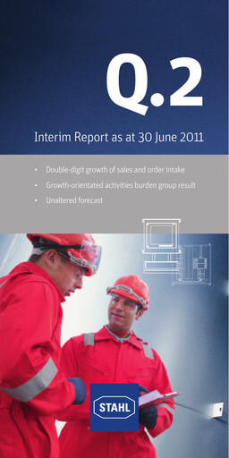 Thumbnail R. Stahl AG Quarterly Report 2011-q2