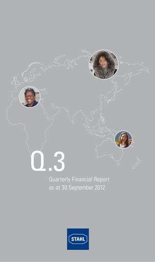 Thumbnail R. Stahl AG Quarterly Report 2012-q3