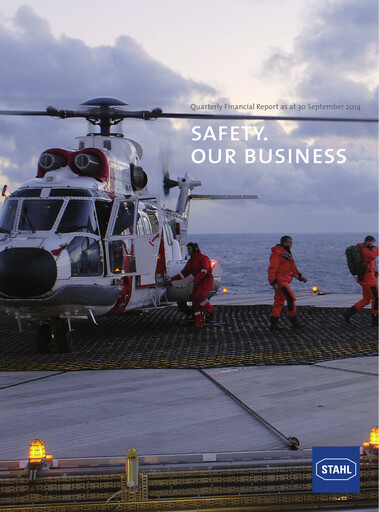 Thumbnail R. Stahl AG Quarterly Report 2014-q3