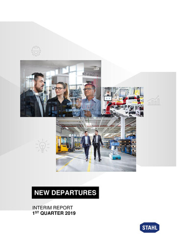 Miniature R. Stahl AG Rapport trimestriel 2019-q1