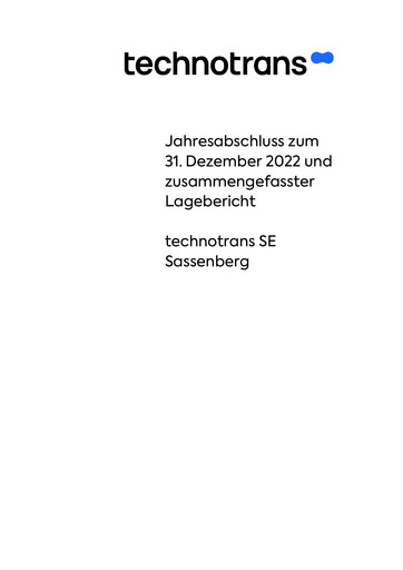 Thumbnail technotrans Financial Statement 2022
