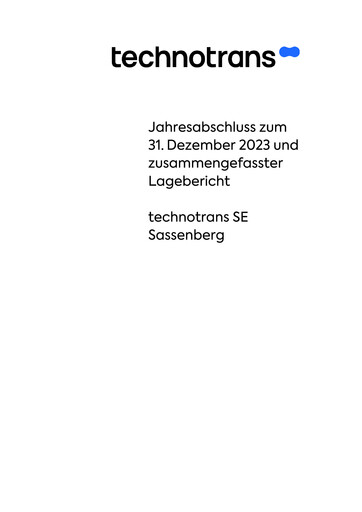 Thumbnail technotrans Financial Statement 2023