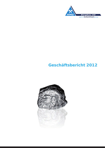 Thumbnail HMS Bergbau Annual Report 2012