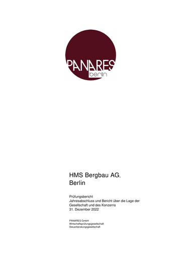 Thumbnail HMS Bergbau Financial Statement 2022