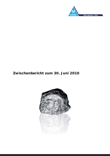Vorschaubild HMS Bergbau Halbjahresbericht 2010-h1