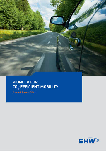 Thumbnail SHW AG Annual Report 2012