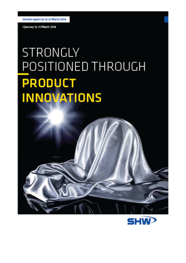 Miniature SHW AG Rapport trimestriel 2014-q1