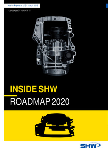 Miniature SHW AG Rapport trimestriel 2015-q1
