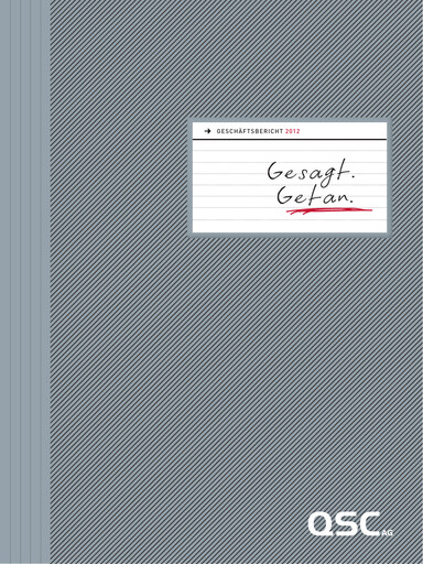 Thumbnail q.beyond Annual Report 2012