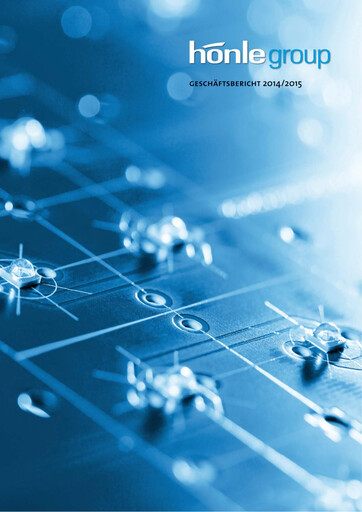 Thumbnail Dr. Hönle AG Annual Report 2014-2015