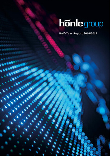 Thumbnail Dr. Hönle AG Half-year Report 2018-2019-h1