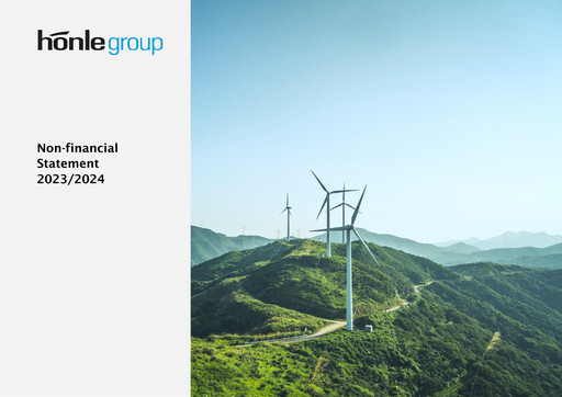 Thumbnail Dr. Hönle AG Sustainability Report 2023-2024