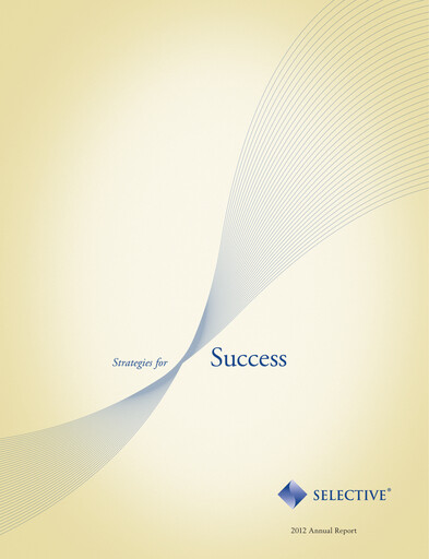 Thumbnail Selective Insurance Annual Report 2012