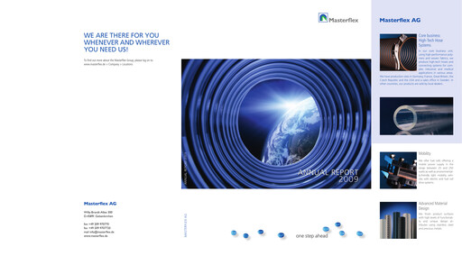 Thumbnail Masterflex Annual Report 2009