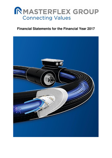 Thumbnail Masterflex Financial Statement 2017