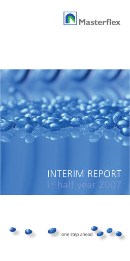 Thumbnail Masterflex Half-year Report 2007-h1