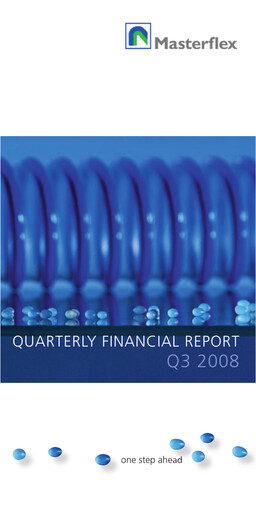 Vorschaubild Masterflex Quartalsbericht 2008-q3