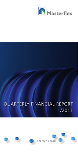 Vorschaubild Masterflex Quartalsbericht 2011-q1