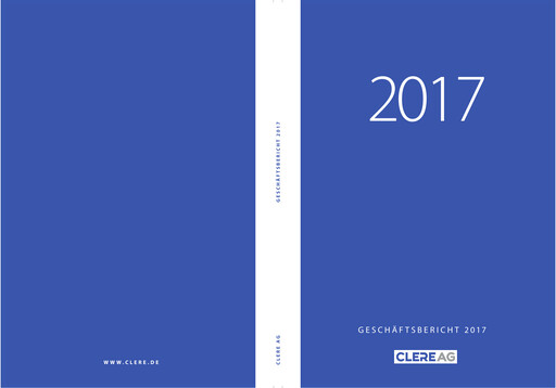 Thumbnail Clere AG Annual Report 2017
