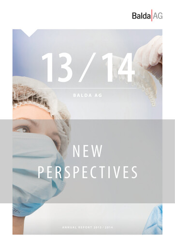 Thumbnail Clere AG Annual Report 2013-2014