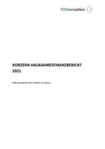 Thumbnail FCR Immobilien Half-year Report 2021