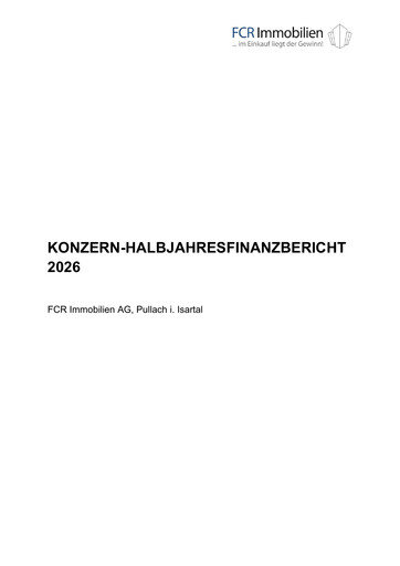Thumbnail FCR Immobilien Half-year Report 2026