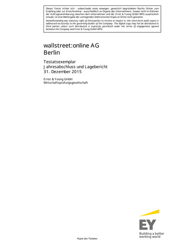 Thumbnail Smartbroker Holding Financial Statement 2015