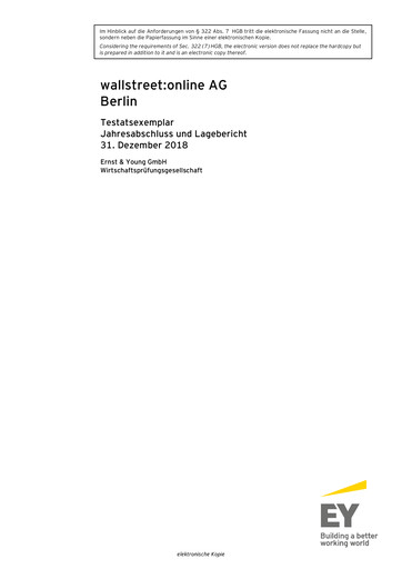 Thumbnail Smartbroker Holding Financial Statement 2018