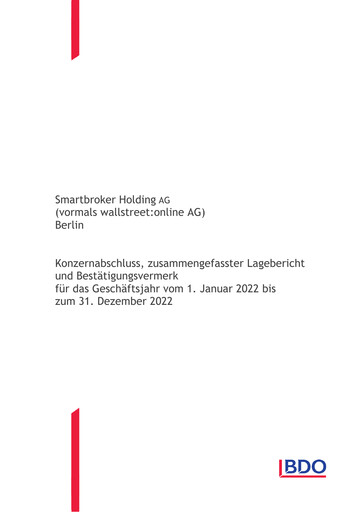 Thumbnail Smartbroker Holding Financial Statement 2022